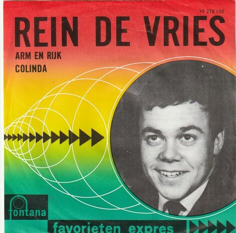 Rein de Vries - Arm en Rijk + Colinda (Vinylsingle)