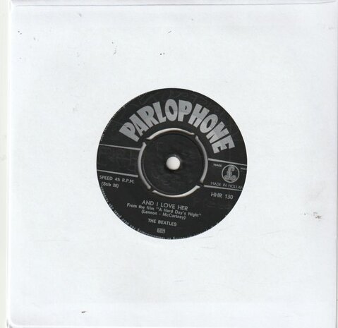 The Beatles - If I fell + And I love her (Vinylsingle)