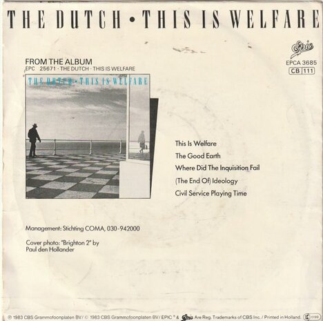 Dutch - This is welfare + Heimat vorbei (Vinylsingle)