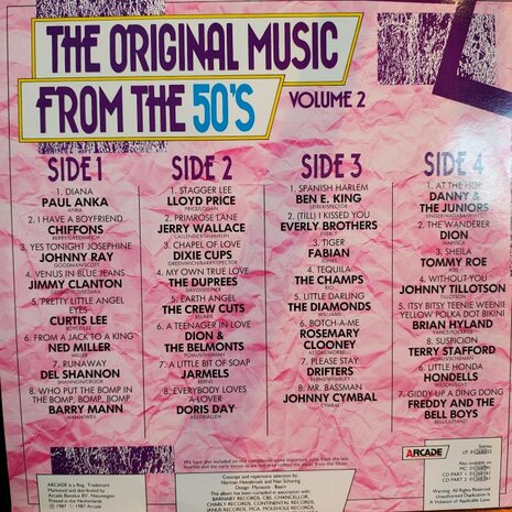 Various - Original Music From The 50's Volume 2 (Vinyl LP)