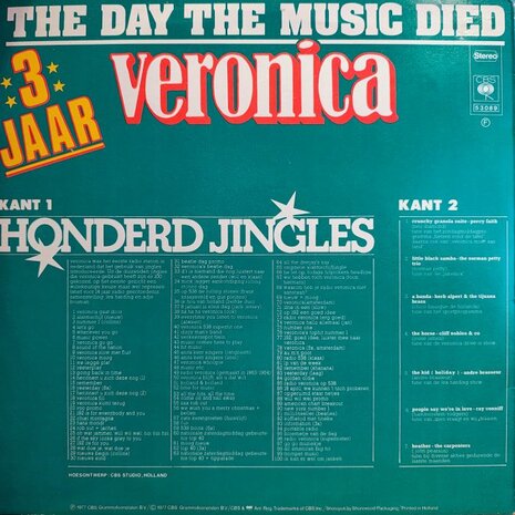 Various - The Day The Music Died - 3 Jaar Veronica (Vinyl LP)